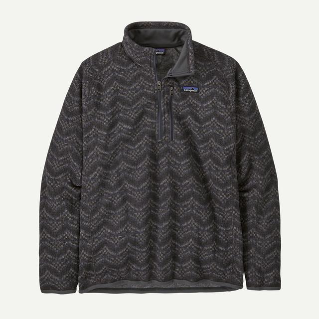 Patagonia Mens Better Sweater 1/4 Zip Island Escape: Forge Grey