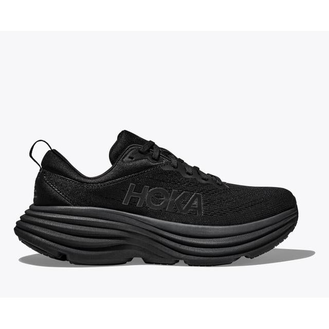 Hoka Womens Bondi 8 Wide Black/ Black