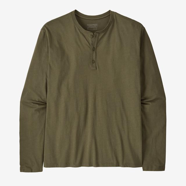 Patagonia M LS Daily Henley BSNG Basin Green