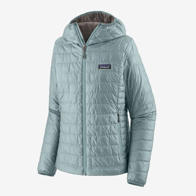 Patagonia Women&#39;s Nano Puff Hoody TMB Thermal Blue / L