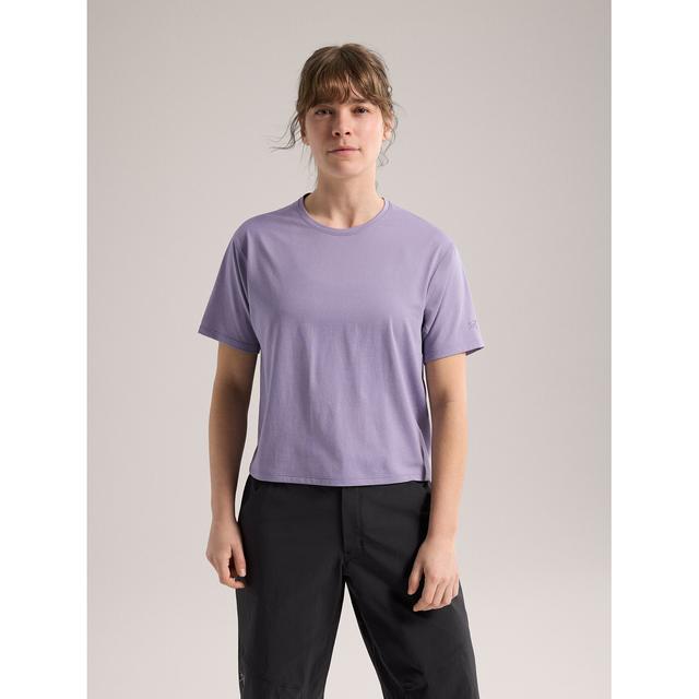Arcteryx W Taema Crop SS Velocity Heather