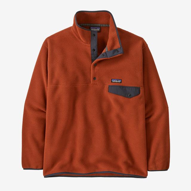 Patagonia Men&#39;s Synchilla Snap-T Pullover BURR Burnished Red