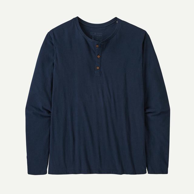 Patagonia Mens Long-Sleeved Daily Henley New Navy