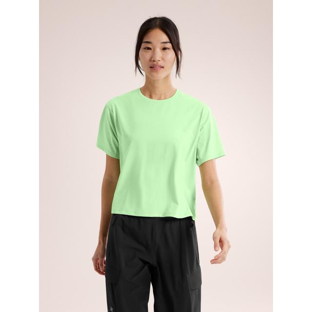 Arcteryx Womens Taema Crop T-shirt Phosphorescent Heather