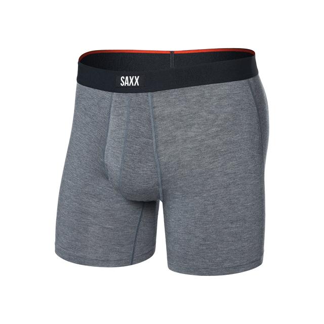 Saxx Underwear Co. Mens Vibe Xtra Super Soft BB Fly DGH Dark Grey Heather