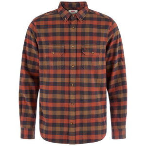 Fjallraven M Skog Relaxed Shirt 215-265 Autumn Leaf-Wood Brown