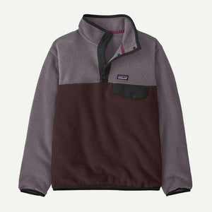 Patagonia Kids Lightweight Synchilla Snap-T Fleece Pullover DNBR Den Brown