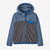 Patagonia Kids' Micro D Snap-T Jacket FUTB Forge Grey w/Utility Blue