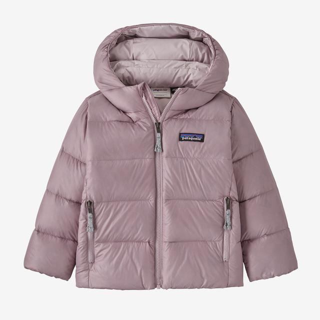 Patagonia Baby Hi-Loft Down Sweater Hoody STMA Stormy Mauve