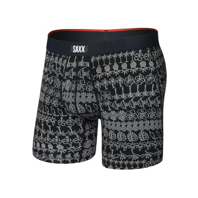 Saxx Underwear Co. Mens Vibe Xtra Super Soft BB Fly SKM Skull Garden-Multi