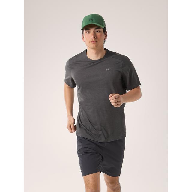Arcteryx M Cormac Crew SS Black Heather