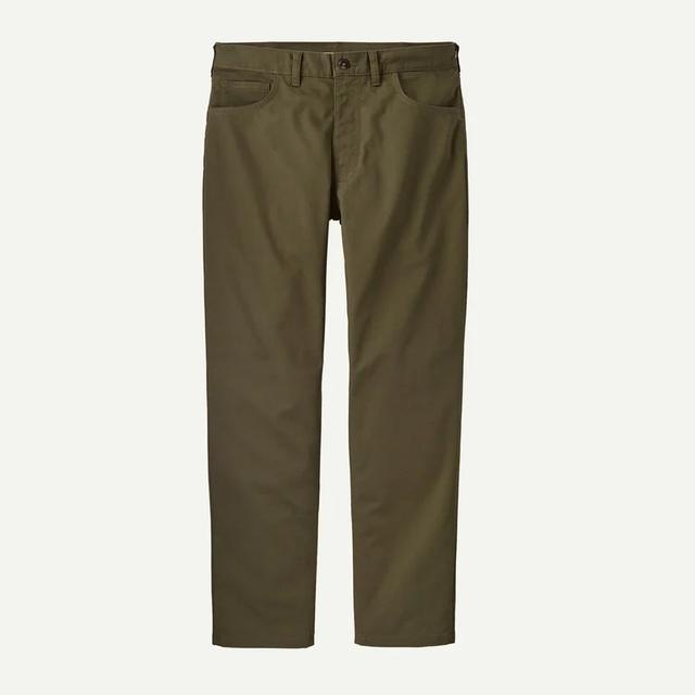 Patagonia M Twill Traveler 5-Pocket Pants - Reg BSNG Basin Green
