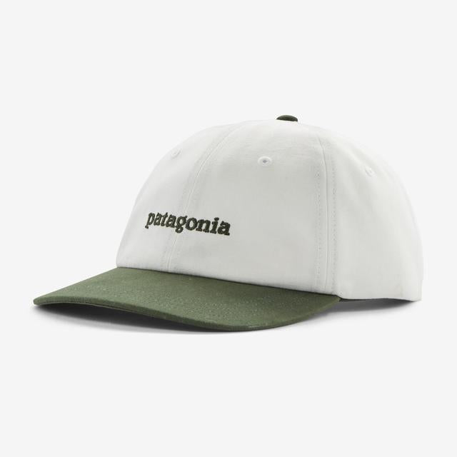 Patagonia Fitz Roy Icon Trad Cap TLGN Text Logo: Torrey Pine Green