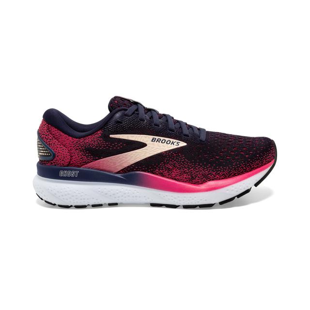 Brooks Womens Ghost 16 422 Peacoat/Raspberry/Apricot