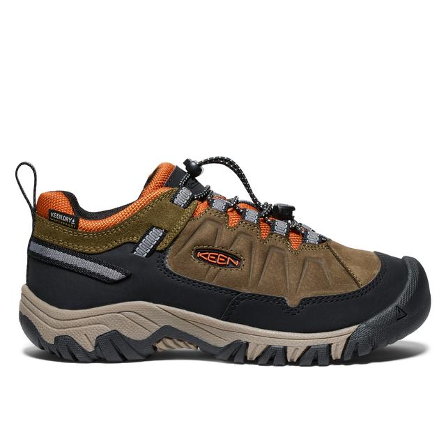 Keen Y Targhee IV Low WP 00004 Dark Olive/Gold Flame