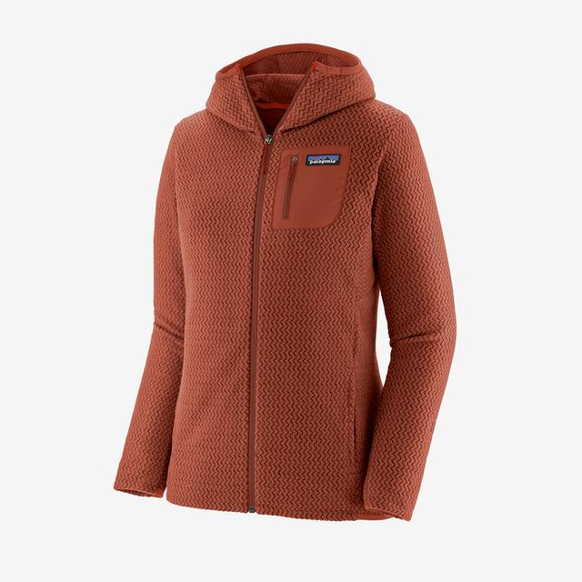 Patagonia Women&#39;s R1 Air Full-Zip Hoody BURR Burnished Red