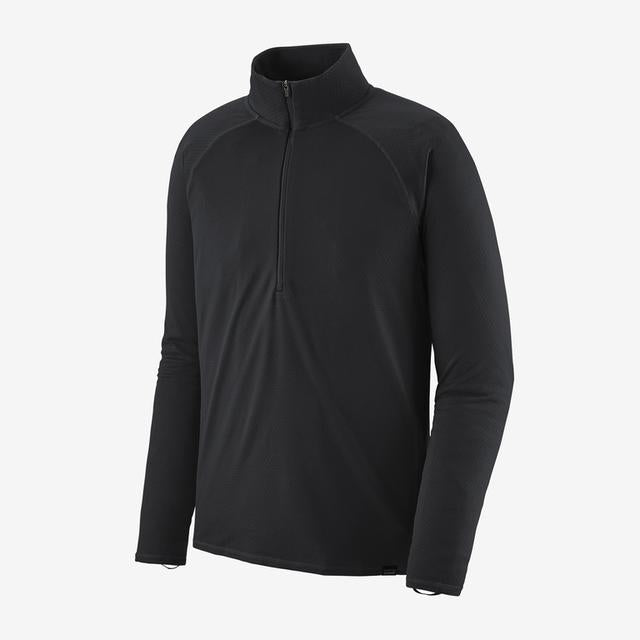 Patagonia Men's Capilene Midweight Zip Neck BLK Black