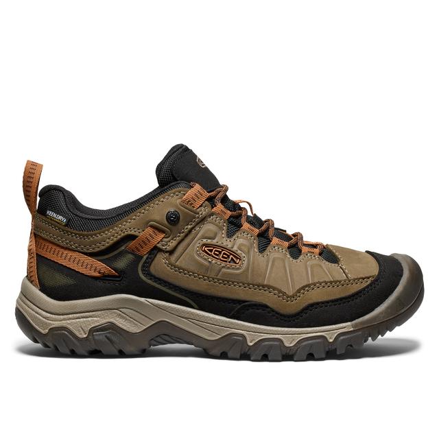 Keen Mens Targhee IV Waterproof Hiking Shoes 00010 Sea Turtle/Roasted Pecan