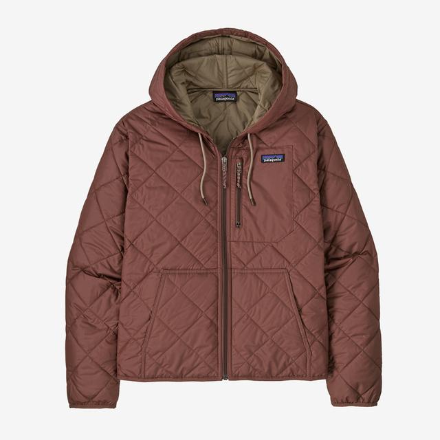 Patagonia Women's Diamond Quilted Bomber Hoody DMA Dulse Mauve / L