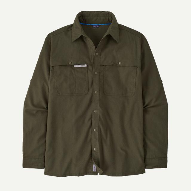 Patagonia Mens Early Rise Stretch Shirt Pine Needle Green