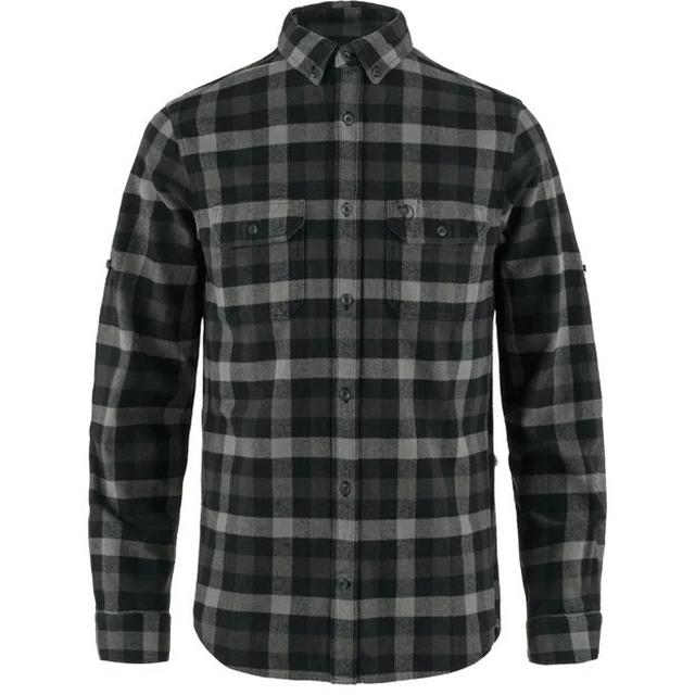 Fjallraven Mens Skog Shirt Black-Grey