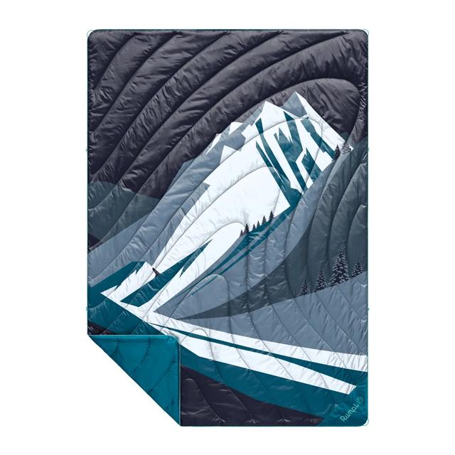 Rumpl Original Puffy Blanket - 1P Midnight Mountain Peak