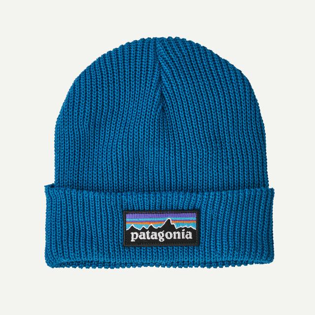 Patagonia Kids Logo Beanie PENB P-6 Logo: Endless Blue