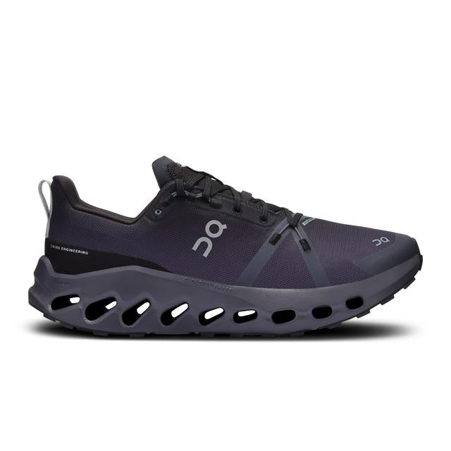 On Cloudsurfer Trail Waterproof Men\'s Running Shoes - Desert/Black ON MEN main image 4