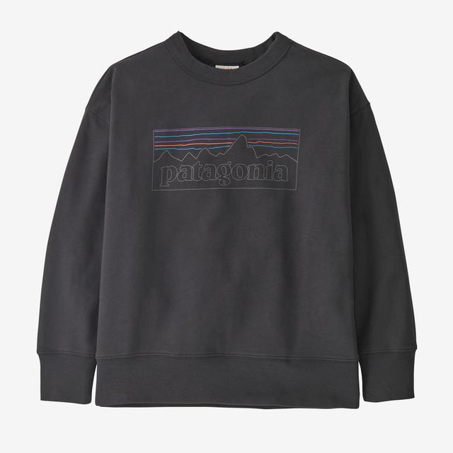 Patagonia K Crew Sweatshirt POLB P-6 Outline: Ink Black