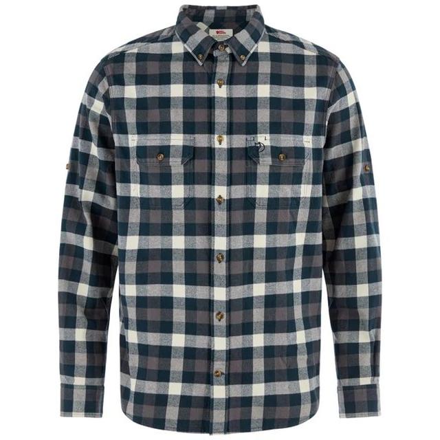 Fjallraven M Skog Relaxed Shirt 555-113 Dark Navy-Chalk White