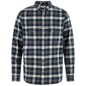 Fjallraven M Skog Relaxed Shirt 555-113 Dark Navy-Chalk White