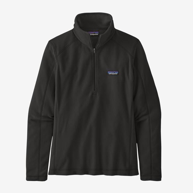 Patagonia Women&#39;s Micro D 1/4 Zip BLK Black