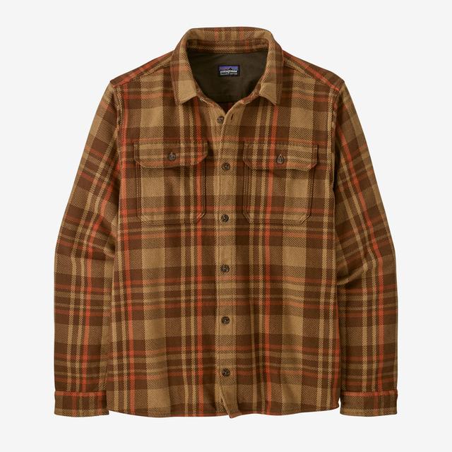 Patagonia M Fjord Loft Shirt FNBR Forested: Nest Brown