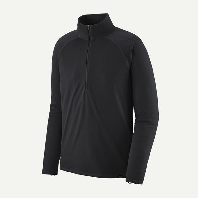 Patagonia Mens Capilene Midweight Zip Neck BLK Black