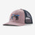 Patagonia Kids' Trucker Hat FLSM Fitz Roy Lynx: Stormy Mauve