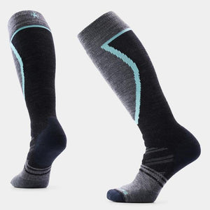 Smartwool Womens Ski Full Cushion Over The Calf Socks 003 Charcoal