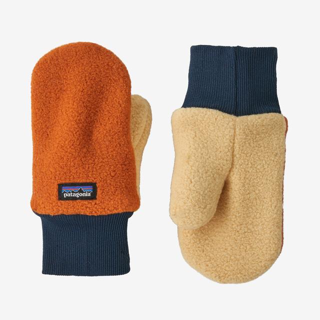 Patagonia Baby Pita Pocket Mittens RTLR Redtail Rust