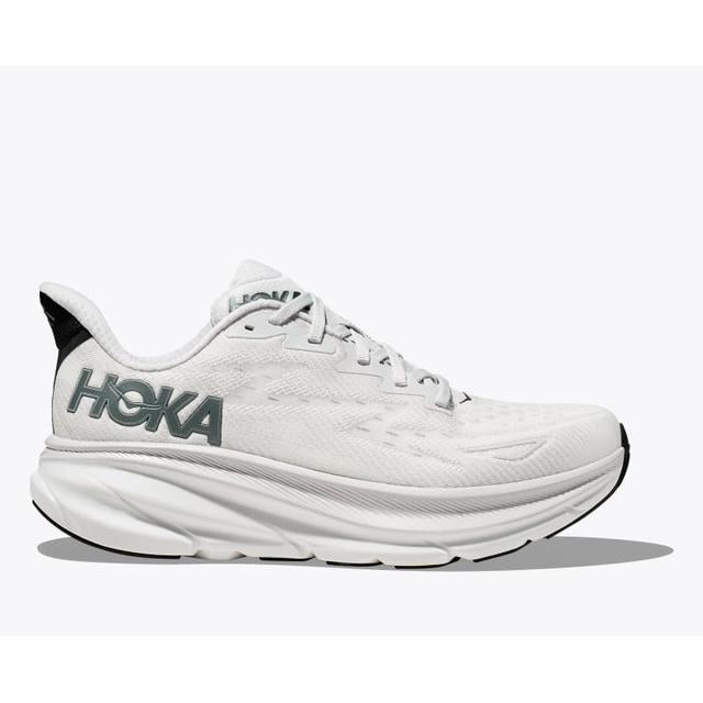 Hoka Mens Clifton 9 Wide NCSW Nimbus Cloud/Steel Wool