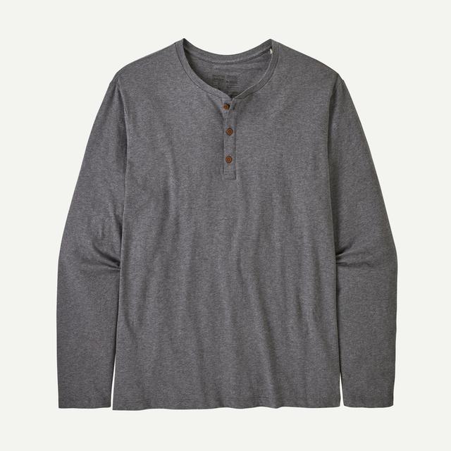Patagonia Mens Long-Sleeved Daily Henley Noble Grey
