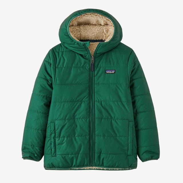 Patagonia Kids&#39; Reversible Ready Freddy Hoody CIFG Conifer Green