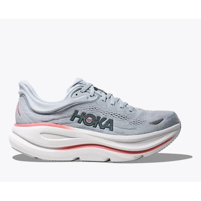 Hoka Womens Bondi 9 MBLW Mineral Blue/Washed Blue
