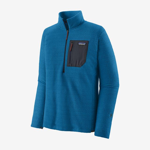 Patagonia Men&#39;s R1 Air Zip-Neck ENLB Endless Blue