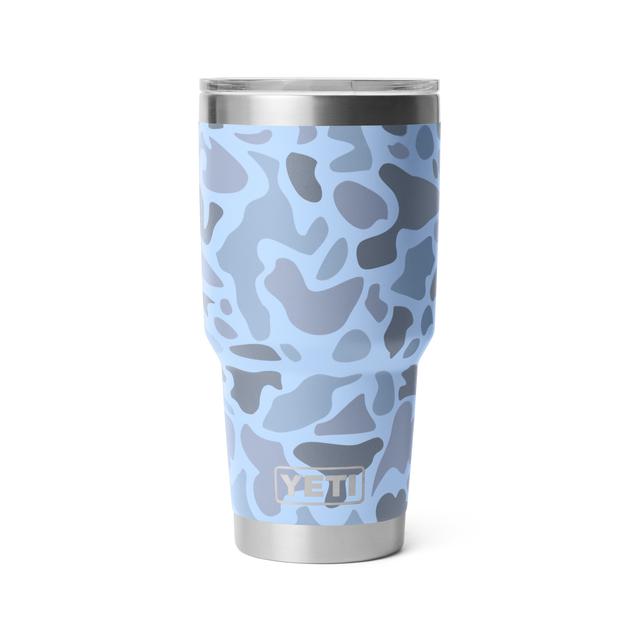 Yeti Rambler 30 oz Tumbler with MagSlider Lid Blue Camo