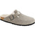 Birkenstock Boston Shearling Suede Leather Stone Coin/Natural