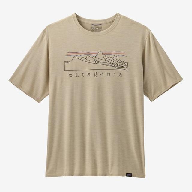 Patagonia Mens Capilene Cool Daily Graphic Shirt SPPX Stratapeaks: Pumice X-Dye