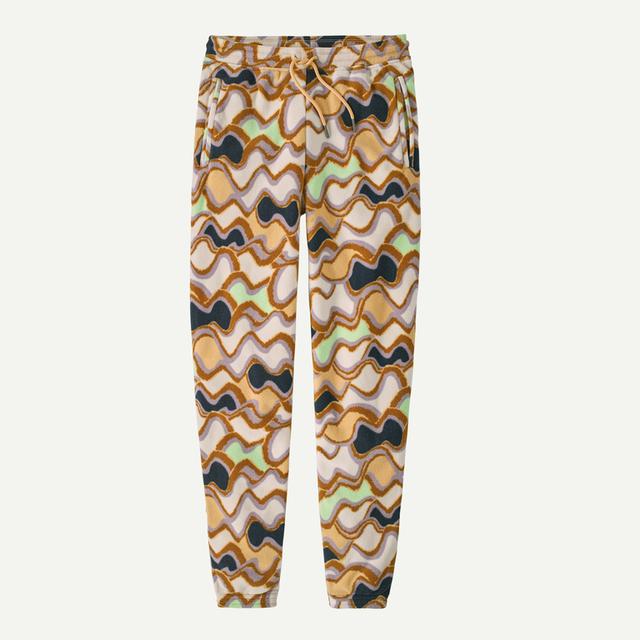 Patagonia Womens Micro D Joggers Small Currents: Natural