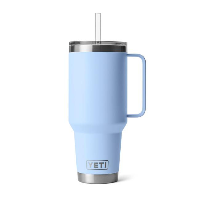 Yeti Rambler 42oz Straw Mug Big Sky Blue