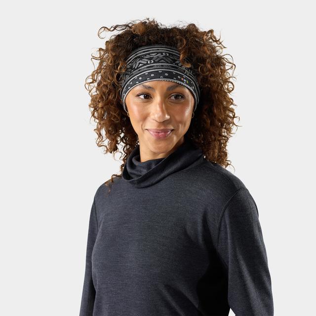 Smartwool Thermal Merino Reversible Headband R36 Black Fair Isle Fun