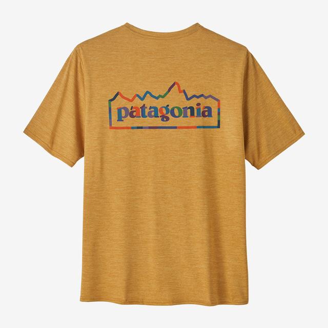 Patagonia Men's Capilene Cool Daily Graphic Shirt UBTX Unity Fitz: Beeswax Tan X-Dye