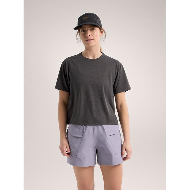 Arcteryx W Taema Crop SS Black